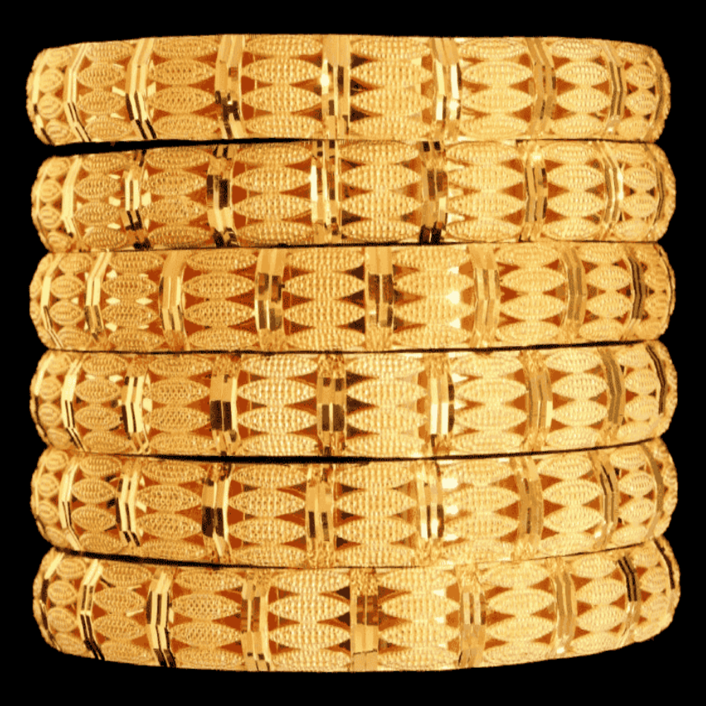 21K Gold Bangle Sets (L)